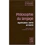 Textes cl�s de philosophie du langage. Vol I: signification, v�rit� et r�alit�