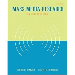 Mass Media Research: An Introduction (with InfoTrac®) (Wadsworth Series in Mass Communication and Journalism)