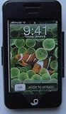 Black iphone 3G aluminium metal case + screen protector + belt clip
