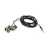 Monoprice 108320 Enhanced Bass Hi-Fi Noise Isolating Earphones, Silver