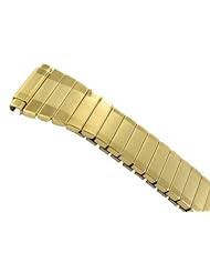 10-14mm T&C Ladies Gold Tone Twist-O-Flex Expansion Watch Band 520429