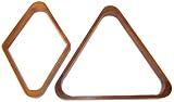 Deluxe 8 and 9 Ball Rack Set - Oak