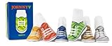 Trumpette 6 Pairs Of Our Classic Johnnys With A Two Toned Chevron Pattern In A Gift Box, Assorted, 0-12 Months