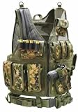 41U ll03K8L. SL160  UAG Marpat Woodland Digital Tactical Scenario Military Hunting Assault Vest w/ Right Handed Quick Draw Pistol Holster