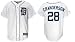 Granderson #28 Detroit Tigers Majestic Replica Home Jersey - XX-Large