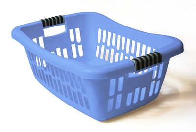 ---- Wäschekorb mit Softgriff 64x44 cm blau