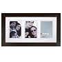 Nexxt by Linea Metro Frame, Holds 3 5-inch-by-7-Inch Photos, White Mat