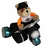 Jiggley Harley Davidson bear on Bike