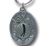 Pewter Key Ring - Golf - Pewter Key Ring - Golf