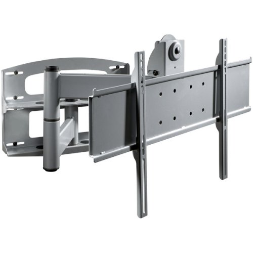 Peerless PLAV60-UNL(P)-S Universal Full-Motion Plus Wall Mount for 37 Inches to 60 Inches Displays (Silver) with Vertical Adjust