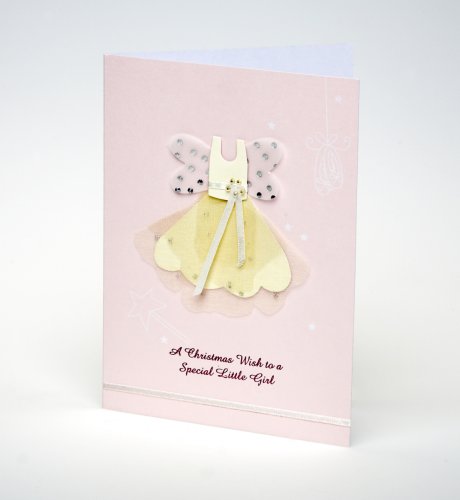 Special Little Girl Ballerina Dress Card