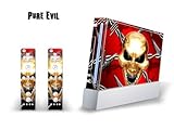 Skin Decal Cover for Nintendo Wii Console + two Wiimote Controllers - Pure  ....