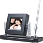 Tao 85001 3.5-Inch Contemporary Desktop Pen Holder (Black)