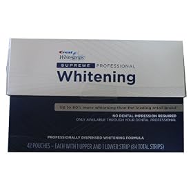 Crest Whitestrips Supreme Professional Strength of 84 Strips Full KIT