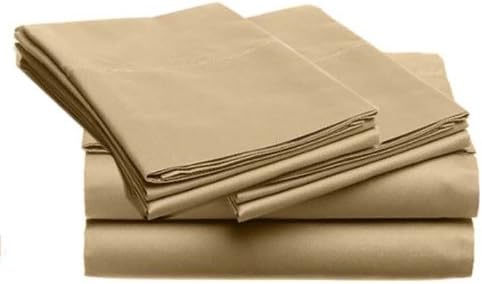 1800 Series EGYPTIAN Hotel-Quality Luxury 4 Piece ULTRA SOFT WRINKLE PROOF Bed Sheets Set-Queen-Taupe