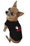 Ruff Ruff and Meow Dog Tank Top, Little Killer, Black, Extra-Large