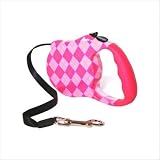 Avant Garde Retractable Dog Leash in Prep Print Size: Medium