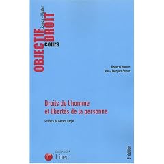 Droits de l'homme et libert�s de la personne