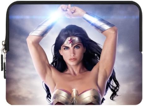 Wonder Woman Pattern Neoprene Zipper Sleeve Case Sleeve Pouch for Apple iPad 1/iPad 2/iPad 3/iPad 4