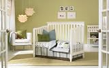 Europa Baby Geneva Convertible Crib, White
