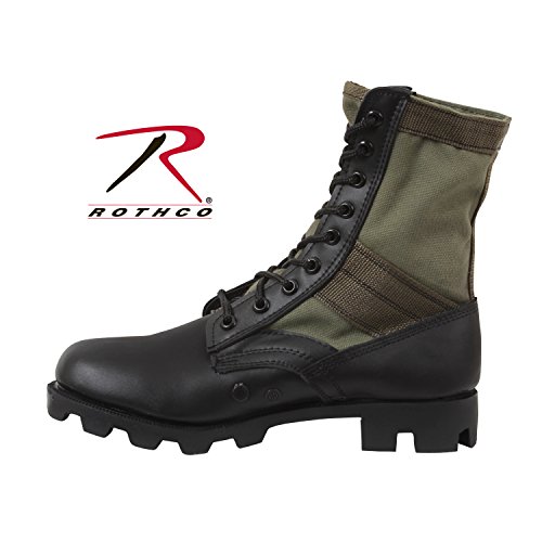 Rothco 8'' GI Type Jungle Boot, Olive Drab, Regular 8
