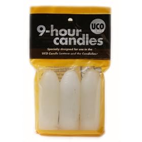UCO 9-Hour Candles, 3-Pack for Candle Lanterns by UCO