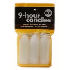 UCO 9-Hour Candles, 3-Pack for Candle Lanterns