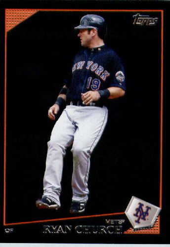 2009 Topps Black Border Baseball Card # 279 Ryan Church New York Mets Mint Condition - Shipped In Protective Screwdown Display Case!