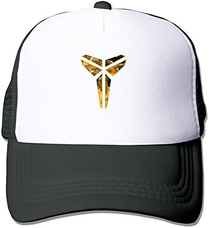 Kobe Bryant Logo Black Mamba 24 Mesh Fitted Baseball Cap Unisex Adult