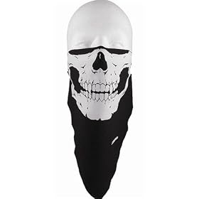 MASQUE / TOUR DE COU MICRO FIBRE "GHOST TETE DE MORT" CALL OF DUTY MODERN WARFARE / BLACK OPS / XBOX 360 / PS3 - AIRSOFT / PAINTBALL / MOTO / OUTDOOR