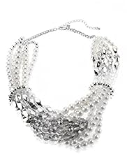 Per Una Faux Pearl Glass Knot Necklace
