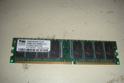 PROMOS 256MB DDR 400MHZ PC3200U MEMORY STICK