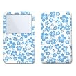 Turquoise Hibiscus Design Skin Decal Sticker for Apple iPod video 30GB/ 60GB/ 80GB Player