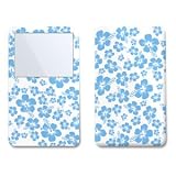 Turquoise Hibiscus Design iPod classic 80GB/ 120GB Protector Skin Decal Sticker