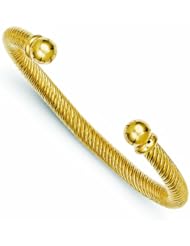 Genuine .925 Sterling Silver Gold Plated Bangle 13.6 Grams . 100% Satisfaction Guaranteed.