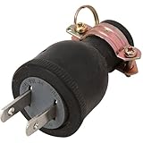 ゴムプラグ 15A 125V 2芯 HP-1/コンセント/電源プラグ【SK11】