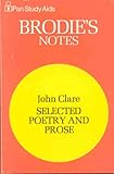 Brodie's notes on selected poetry and prose of John Clare