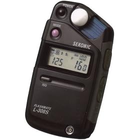 Sekonic L-308S Flashmate, Flash and Ambient, Incident & Reflected Exposure Meter