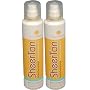 SheerTan Sunless Tanning - 2 Pak Tanning Spray - Self Tan On-The-Go and the Perfect Indoor Tan - Package Includes 2 Aerosols
