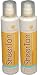 SheerTan Sunless Tanning - 2 Pak Tanning Spray - Self Tan On-The-Go and the Perfect Indoor Tan - Package Includes 2 Aerosols