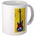 Fender Stratocaster Guitar Art Mug by CafePress