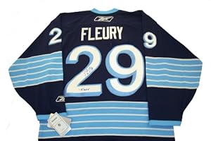 Marc Andre Fleury Autographed Premier Winter Classic Jersey w/ JSA COA