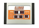 Illinois Fighting Illini Alarm Clock Scoreboard