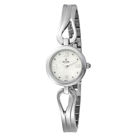 Bulova Womens 96l124 Bangle White 2