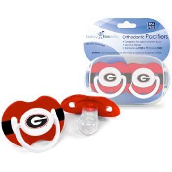 Georgia Bulldogs Pacifier - 2 Pack