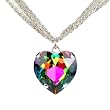 Le BIJOU XXL Herz kristall-Anh�nger mit Kette, with CRYSTALLIZED TM - Swarovski Elements, vitrail medium + SCHMUCKBEUTEL