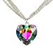 Le BIJOU XXL Herz kristall-Anh�nger mit Kette, with CRYSTALLIZED TM - Swarovski Elements, vitrail medium + SCHMUCKBEUTEL