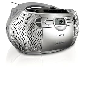 Buy Philips AZ-1047 - MP3 CD Radio  Cassette Player with AM FM Radio - CD CD-R RW... now!