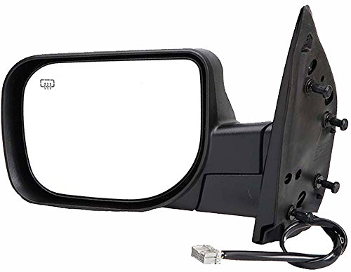 APDTY 0662862 Side View Mirror,Black/Chrome Left Side/Driver Side, Power Adjust, Power Foldaway, and Memory, Without Heat, Without Auto Dimming, Without Big Tow Package, and not Extendable,Paint to Match Plastic Housing(Fits 2004-2006 Infiniti QX56, 2005-2006 Nissan Armada, and 2004-2006 Nissan Titan)Replaces OEM Part Number(s) 96302ZC60A
