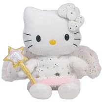 TY Beanie Hello Kitty Gold Angel